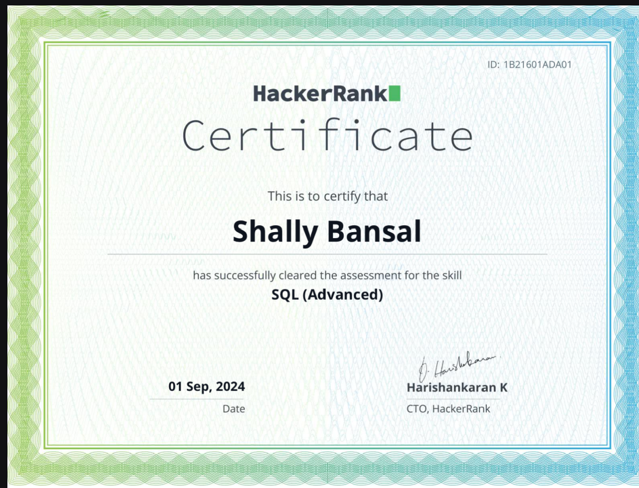 Certificate 4